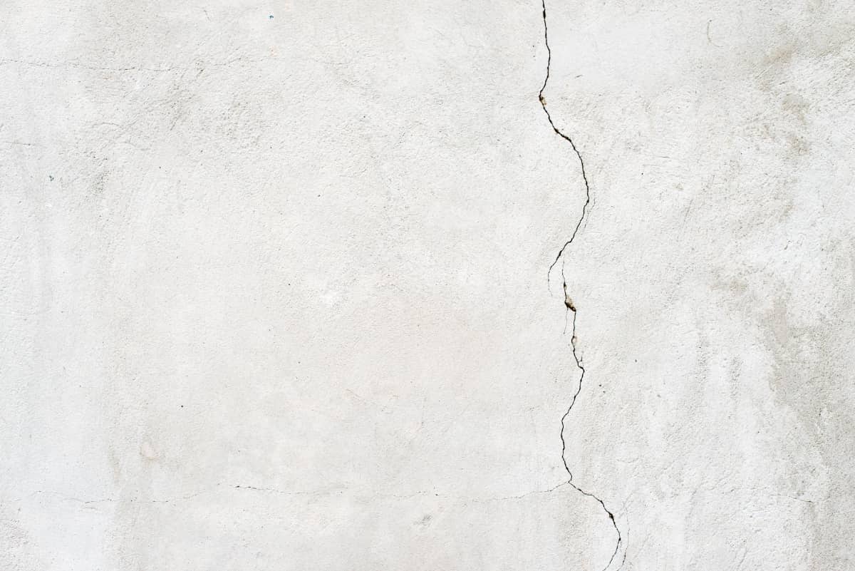 une fissure de façade